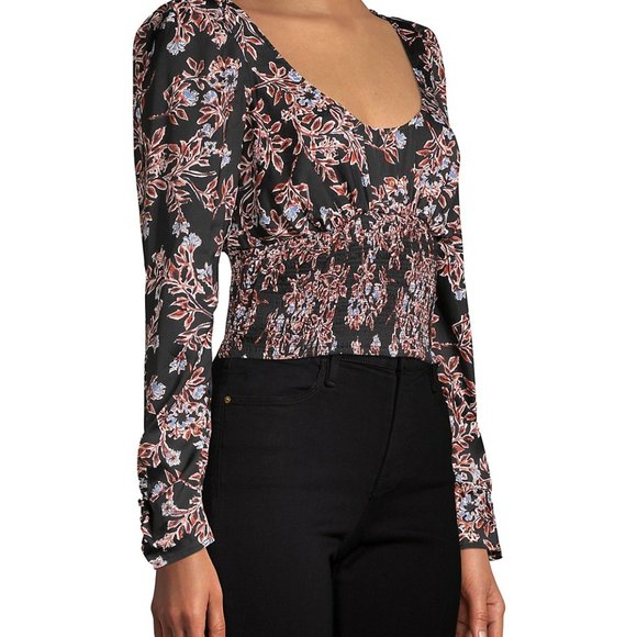 NWT Free People Long Sleeve Blouse - Picture 2 of 9